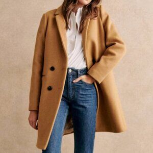 Sezane Johnson Coat in Camel Size FR 40 / US 8